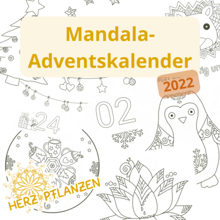 Mandala-Adventskalender 2022 zum Ausdrucken